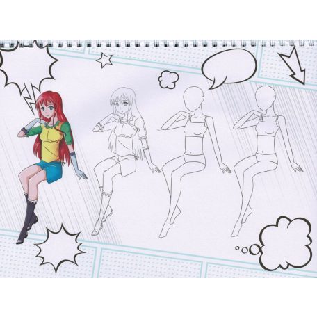Manga rajzfüzet 2.