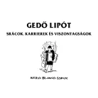 Gedő Lipót - Srácok, karrierek és viszontagságok