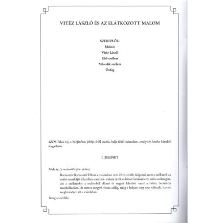 Vitéz László és az elátkozott malom - szinező