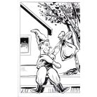 Vitéz László és az elátkozott malom - szinező