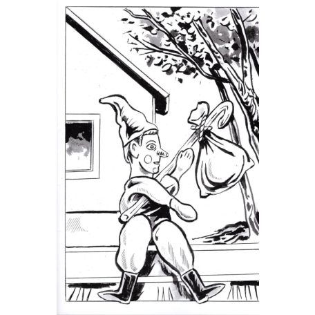 Vitéz László és az elátkozott malom - szinező