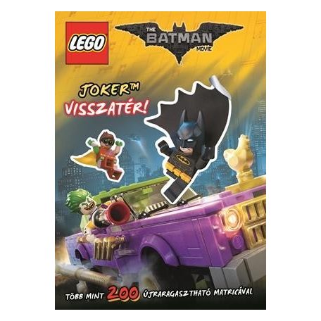 Lego Batman - Joker visszatér - 200 matricával