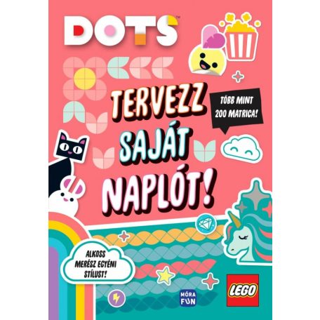 LEGO Dots - Tervezz saját naplót! - Több mint 200 matricával