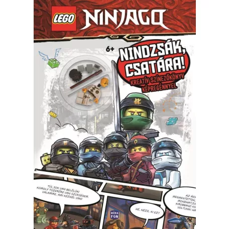 Lego Ninjago- Nindzsák, csatára! - Kreatív színezőkönyv