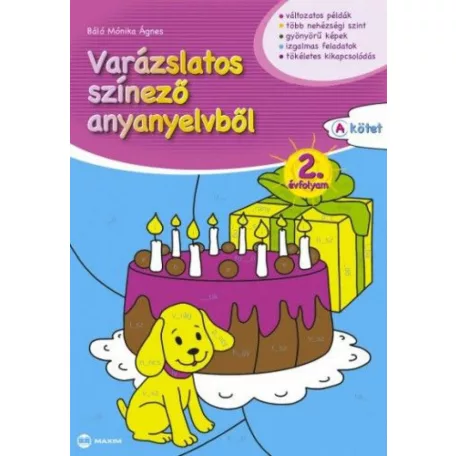 Varázslatos színező anyanyelvből 2. évfolyam A kötet