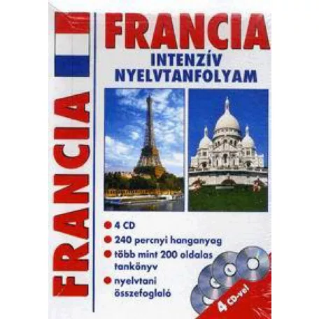 Francia intenzív nyelvtanfolyam - 4 CD-vel