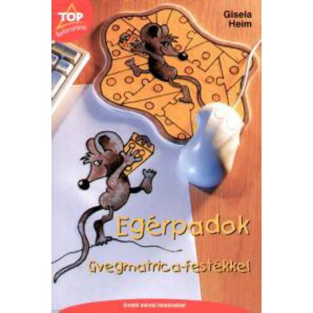 Egérpadok üvegmatrica- festékkel