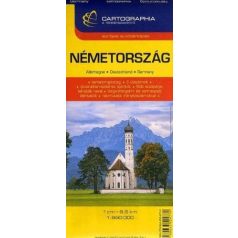 Németország autóstérkép 1:850 000