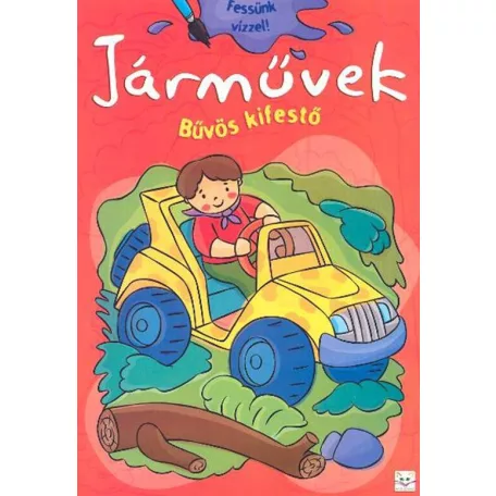 Járművek - Bűvös kifestő