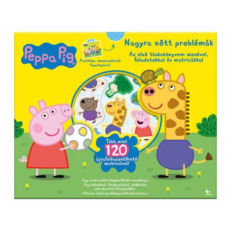 Peppa malac: Nagyra nőtt problémák - Táskakönyv - Az első táskakönyvem mesével, feladatokkal és matricákkal