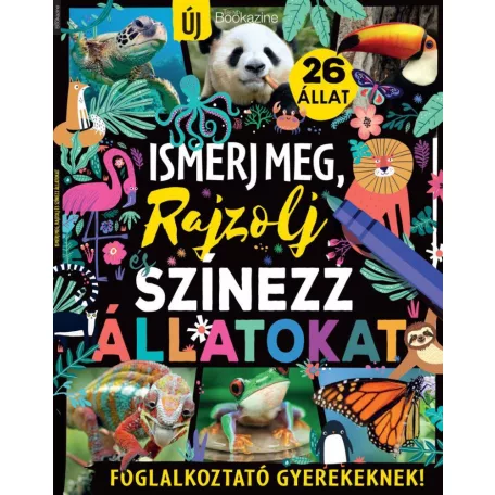 Trend Bookazine - Ismerj meg, rajzolj és színezz állatokat