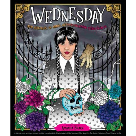 Wednesday - Nem hivatalos, de annál hátborzongatóbb színezőkönyv