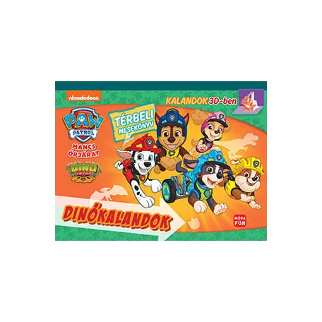 Mancs Őrjárat - Dinókalandok - Térbeli mesekönyv