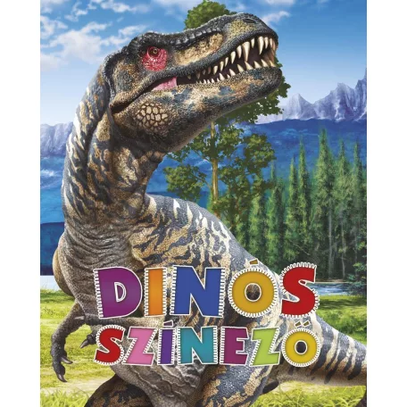 Dinós színező