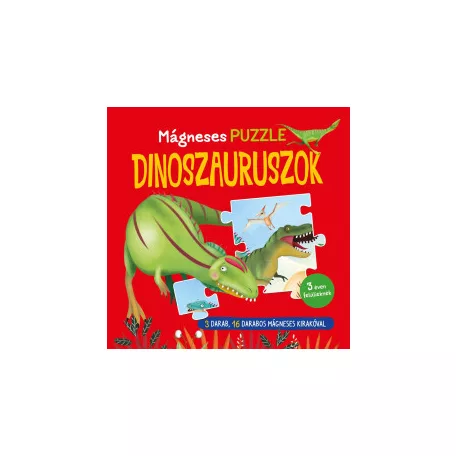 Mágneses puzzle - Dinoszauruszok