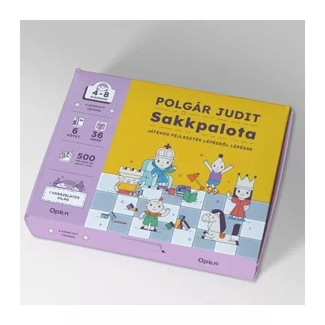Sakkpalota - Játékos fejlesztés lépésről lépésre (6 kötet 1 dobozban)