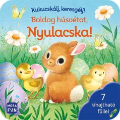   Kukucskálj, keresgélj! - Boldog húsvétot, Nyulacska! - 7 kihajtható füllel