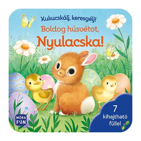 Kukucskálj, keresgélj! - Boldog húsvétot, Nyulacska! - 7 kihajtható füllel