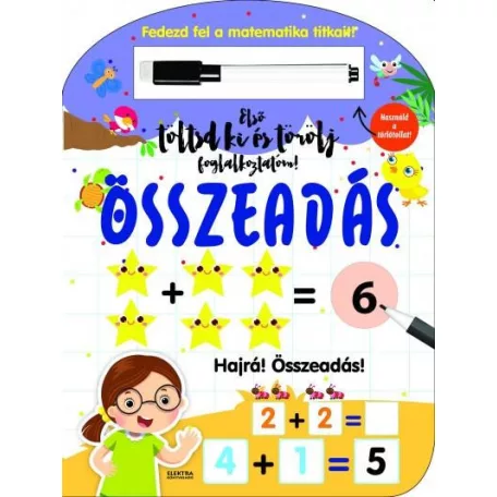 Első töltsd ki és törölj foglalkoztatóm: összeadás