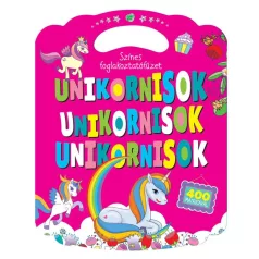 Színes foglalkoztatófüzet unikornisokkal
