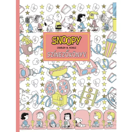 Snoopy színezőkönyv