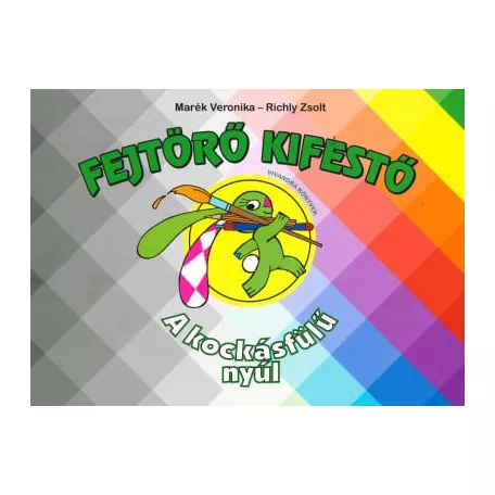 A kockásfülű nyúl - Fejtörő kifestő