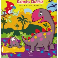 Kalandos Dínóföld – Vidám őskori kifestő