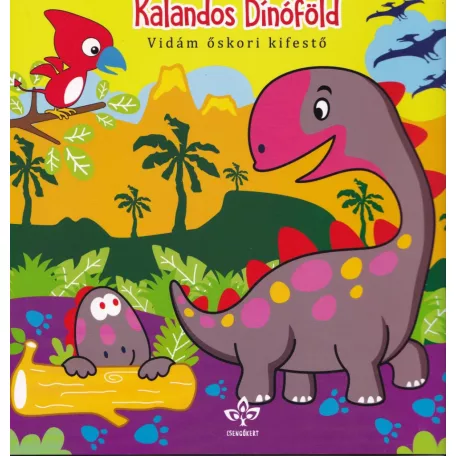 Kalandos Dínóföld – Vidám őskori kifestő