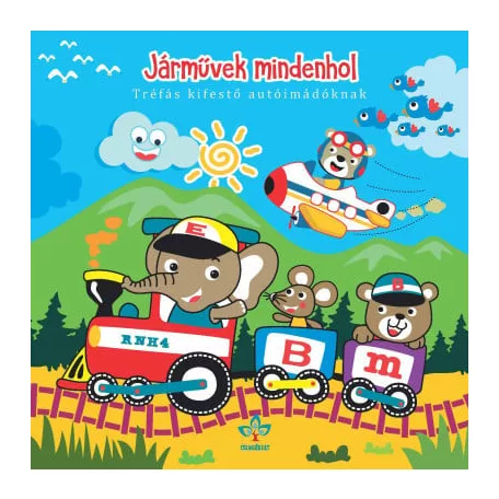 Járművek mindenhol – Tréfás kifestő autóimádóknak