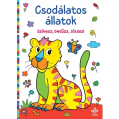 Csodálatos állatok – Színezz, betűzz, játssz!