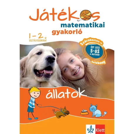 Játékos matematikai gyakorló 1-2. osztályosoknak - Állatok