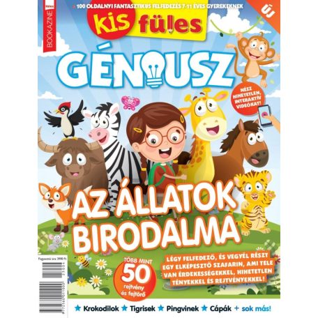 Füles Bookazine - Kis Füles Géniusz - Az állatok birodalma