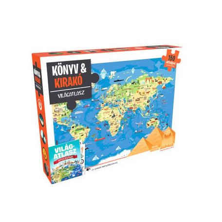 Világatlasz - Könyv & Kirakó