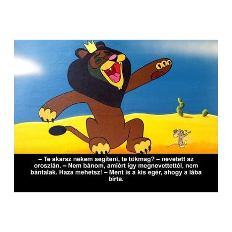 Az egér és az oroszlán - Diafilm