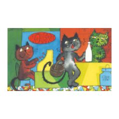 Pincérfrakk utcai cicák - Diafilm