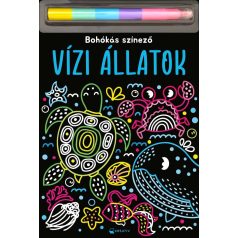 Vízi állatok - Bohókás színező