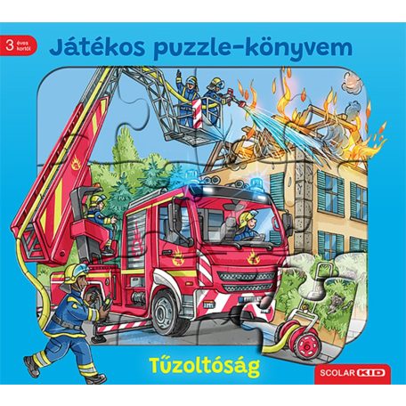 Játékos puzzle-könyvem: Tűzoltóság