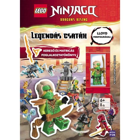 Lego Ninjago. Legendás csaták. Kereső- és matricás foglalkoztatókönyv
