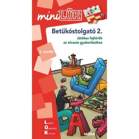 Betűkóstolgató 2. - Mini LÜK - Játékos fejtörők az olvasás gyakolásához LDI211
