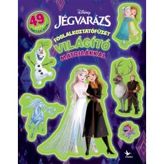Foglalkoztatófüzet világító matricákkal - Jégvarázs