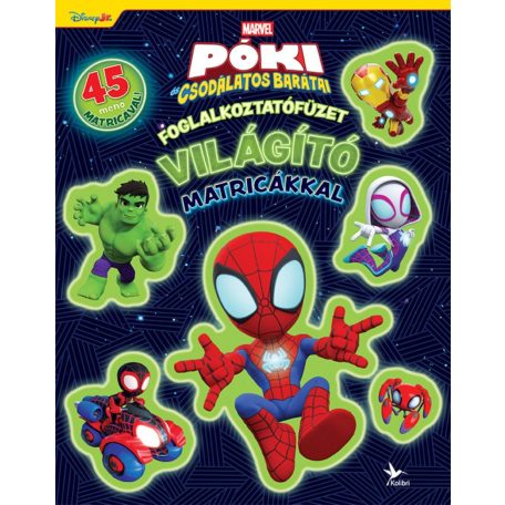 Foglalkoztatófüzet világító matricákkal - Póki