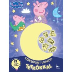 Színezőfüzet világító tetkókkal - Peppa malac