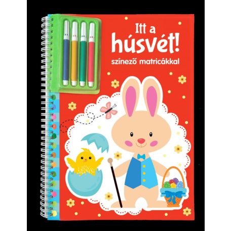 Itt a húsvét! - Színező matricákkal és filctollal