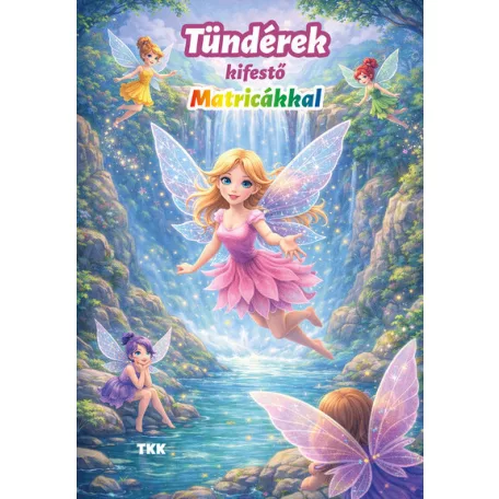Tündérek kifestő - Matricákkal