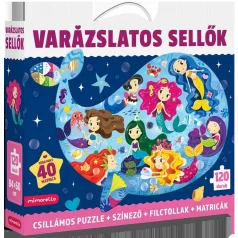 Varászlatos sellők - Csillámos puzzle