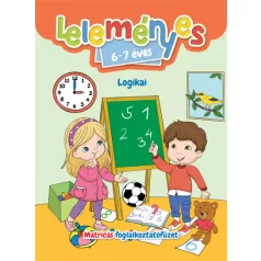   Leleményes 6-7 éves - Logikai feladatok / Matricás foglalkoztatófüzet