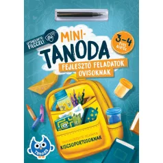   Minitanoda fejlesztő feladatok ovisoknak - 3-4 éves kortól - letörölhető filccel