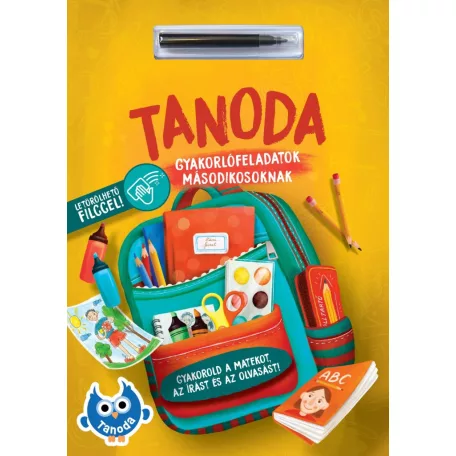 Tanoda letörölhető filccel - másodikosoknak