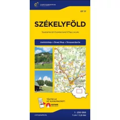 Székelyföld keményborítós autótérkép