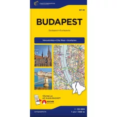 Budapest Extra (keményborítós) térkép 2026
